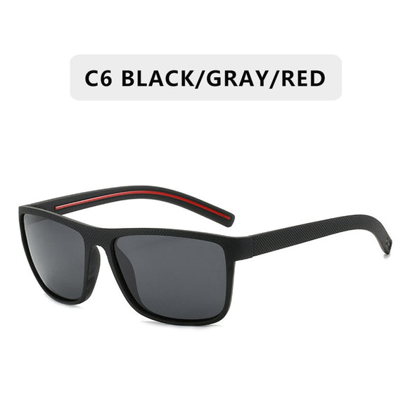 Brand Polarized Sunglasses For Men Plastic Oculos de sol Men's Fashion Square Driving Eyewear Travel Sun Glass
