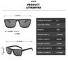 Brand Polarized Sunglasses For Men Plastic Oculos de sol Men's Fashion Square Driving Eyewear Travel Sun Glass