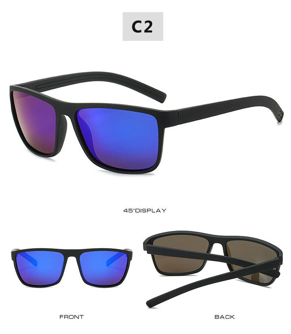 Brand Polarized Sunglasses For Men Plastic Oculos de sol Men's Fashion Square Driving Eyewear Travel Sun Glass