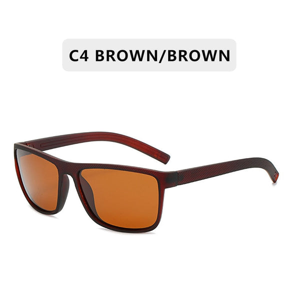 Brand Polarized Sunglasses For Men Plastic Oculos de sol Men's Fashion Square Driving Eyewear Travel Sun Glass