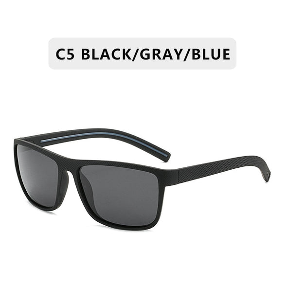 Brand Polarized Sunglasses For Men Plastic Oculos de sol Men's Fashion Square Driving Eyewear Travel Sun Glass