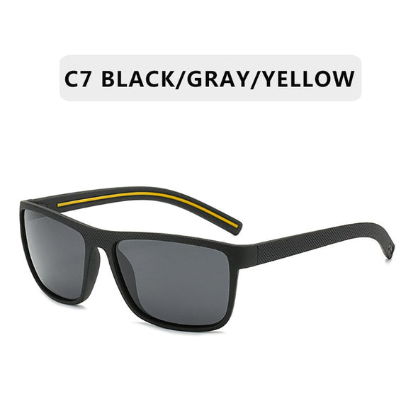 Brand Polarized Sunglasses For Men Plastic Oculos de sol Men's Fashion Square Driving Eyewear Travel Sun Glass