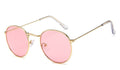 Retro Oval Sunglasses Women/Men  Brand Designer Vintage Small Black Red Yellow  Shades Sun Glasses Oculos De Sol