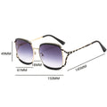 Fashion Shades women designer sun glasses high quality Luxury Brand Square Oversized Sunglasses For Ladies Summer Trendy Eyewear