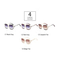 Fashion Shades women designer sun glasses high quality Luxury Brand Square Oversized Sunglasses For Ladies Summer Trendy Eyewear