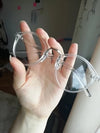 Fashion Transparent round glasses clear frame Women Spectacle myopia glasses  Men EyeGlasses Frame nerd optical frames clear