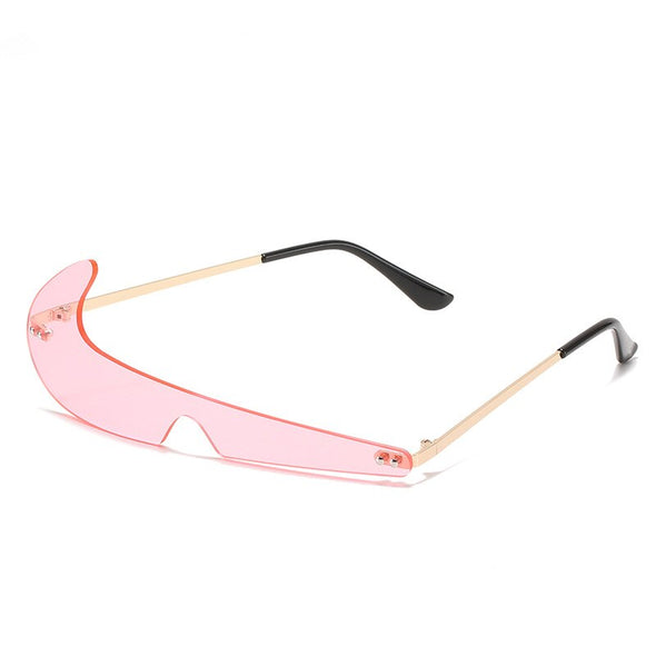 Fashion Vintage Small Rimless Sunglasses Men Women Luxury Brand Designer Popular Travel Funny Sport Sun Glasses For Male Shades