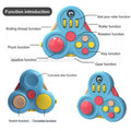 Fidget Pad 10 in 1 Fidget Toys Antistress Fidget Pack Superior Spinner Figet Toys Hand Busy Pad Relax Anxiety Toys Autism ADHD
