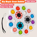 Fingertip Spinning Top Fidget Spinner Pops Its Bubble Fidget Toys Hand Sensory Dimple Antistress Decompression Spinner Toys