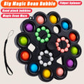Fingertip Spinning Top Fidget Spinner Pops Its Bubble Fidget Toys Hand Sensory Dimple Antistress Decompression Spinner Toys