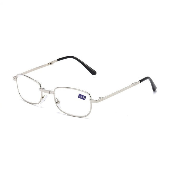Foldable Reading Glasses Folding Presbyopia Men Women Metal Retro Computer Reading glasses with case 1.0 1.5 2.0 2.5 3.0 3.5 4.0