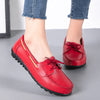 Zoloss Genuine Leather Fashion Women Flats Ballerina Shoes
