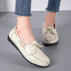 Zoloss Genuine Leather Fashion Women Flats Ballerina Shoes