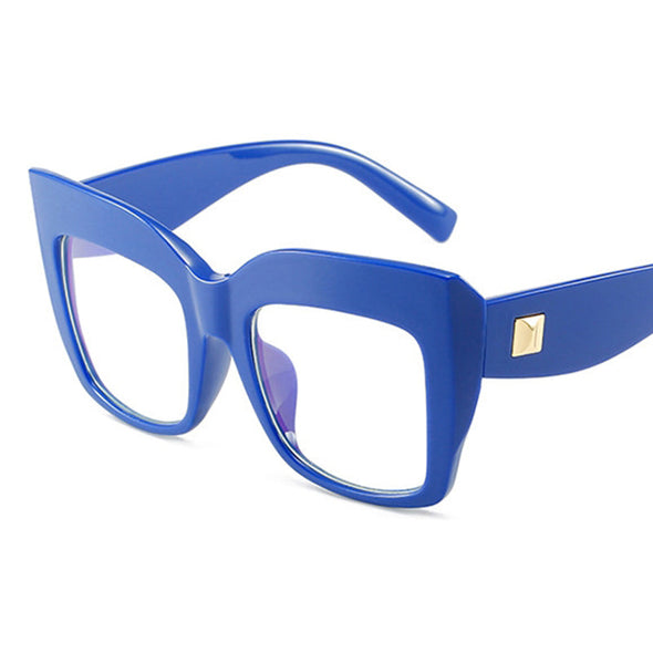 Glasses Frame Women Oversized Square Vintage Frame Clear Eyeglasses Frames For Women Luxury Brand Computer Eyewear