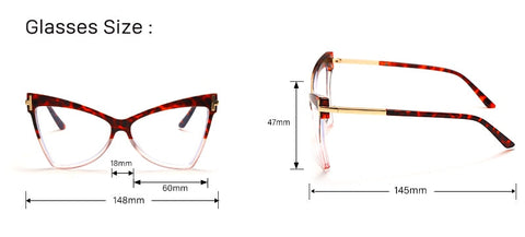 Women Cat Eye Glasses Men Triangle Optical Frames Ladies Fashion Eyewear Prescription Transparent Spectacle Eyeglass Unisex