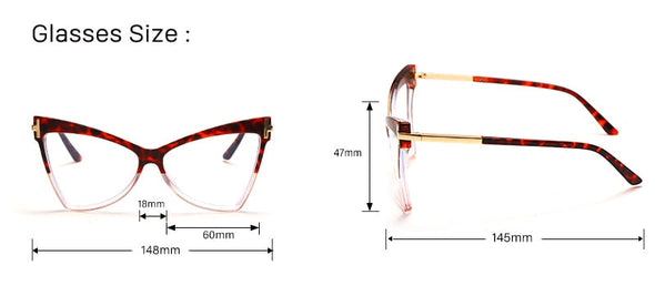 Women Cat Eye Glasses Men Triangle Optical Frames Ladies Fashion Eyewear Prescription Transparent Spectacle Eyeglass Unisex
