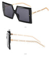 Oversized Square Sunglasses Women Vintage Designer Sun Glasses Fashion Shades UV400 Men Luxury Brand Female Eyewear