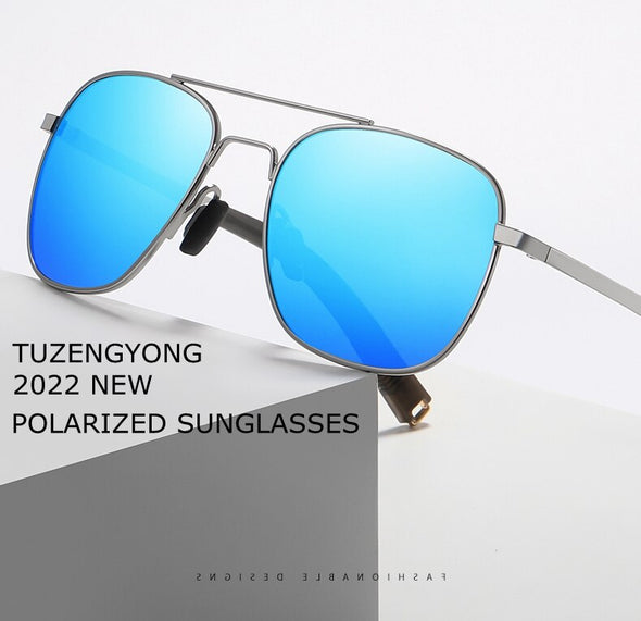 Brand Classic Square Polarized Sunglasse Men Driving Sun Glasses Women Small UV Blocking Eyewear
