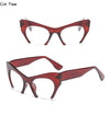 Fashion Retro Half frame Cat eye Women Glasses Frame Can Be Equipped with Myopia Prescription Lens Men Glasses Frame