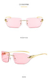 2021 New Arrival Leopard Logo Sunglasses Men Women Fashion Luxury Gradient Lens Alloy Frame Brand Designer Sun Glasses UV400