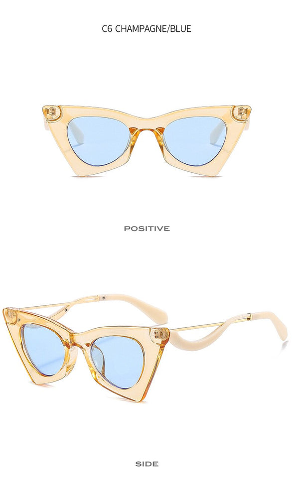 Rimless Women Sunglasses 2021 Cat Eye Sun Glasses Female Luxury Brand Designer Vintage Sunglasses Wholesale