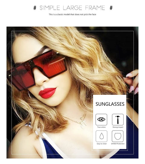 Oversized Square Sunglasses 2021