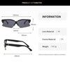 New Cat Eye Sunglasses Women Men Oversized Frame Shades UV400