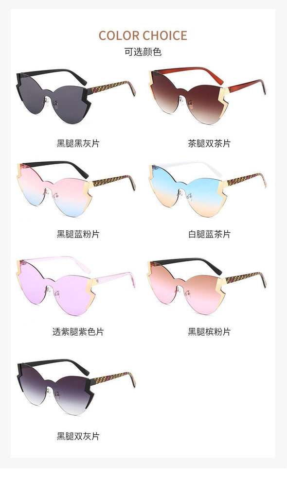 Female Ladies Vintage Shades Newest Butterfly Elegant Sunglasses