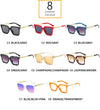 2021 New Fashion Cat Eye Sunglasses Women Men Leopard Black Gradient Lens Metal Luxury Frame Brand Designer Square Sunglasses