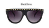 luxury Oversized diamond sunglasses Women fashion unique big frame Glasses Eyewear Clear lens Trend sunglasses lady Glasses