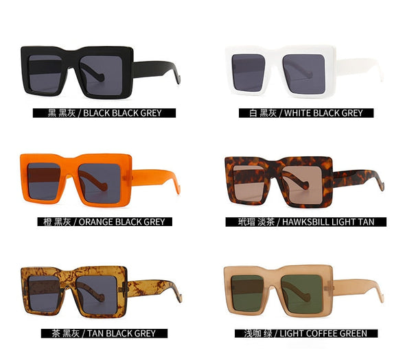 Vintage Women Square Sunglasses Brand Designer Sun Glasses For Men UV400 Driving Eyewear Classic Eyewear Gafas