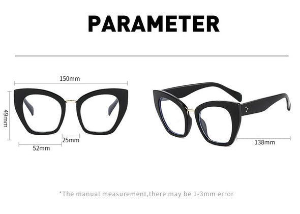 Square Anti Blue Light Blocking Glasses Optical Glasses Computer Glasses Reading Prescription Spectacle Frames Unisex