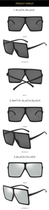 Oversized Square Sunglasses Women  Vintage Siamese Sunglasses Women Luxury Brand Sun Glasses for Men
