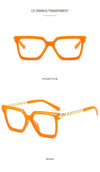 2021 New Fashion Cat Eye Sunglasses Women Men Leopard Black Gradient Lens Metal Luxury Frame Brand Designer Square Sunglasses