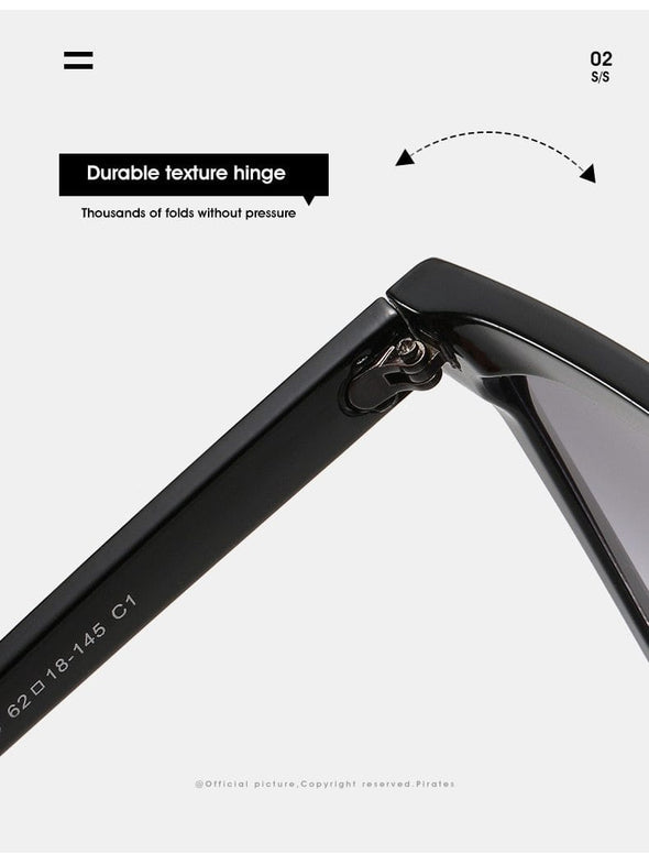 Square Sunglasses Women Men 2021 Oversize TF Black Gradient Glasses