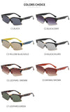 New Cat Eye Sunglasses Women Men Oversized Frame Shades UV400