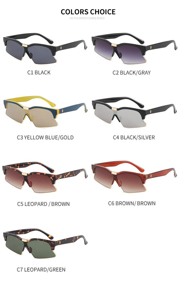 New Cat Eye Sunglasses Women Men Oversized Frame Shades UV400