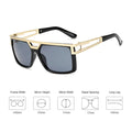 Fashion Classic Square Sunglasses Men Retro Style Gradient lens Sun Glasses Male Vintage Driving