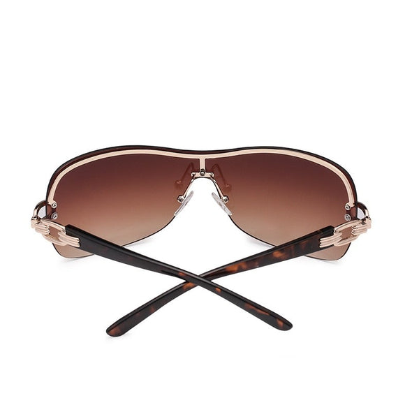 HBK Italy Oversized Gradient Sunglasses Women TOP QUALITY Brand Vintage Lady Summer Style Sunnies Shades Sun Glasses FemaleUV400