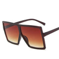 Oversized Square Sunglasses Women  Vintage Siamese Sunglasses Women Luxury Brand Sun Glasses for Men