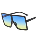 Oversized Square Sunglasses Women  Vintage Siamese Sunglasses Women Luxury Brand Sun Glasses for Men
