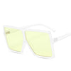 Oversized Square Sunglasses Women  Vintage Siamese Sunglasses Women Luxury Brand Sun Glasses for Men