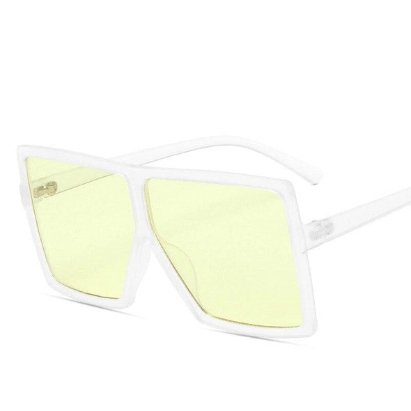 Oversized Square Sunglasses Women  Vintage Siamese Sunglasses Women Luxury Brand Sun Glasses for Men