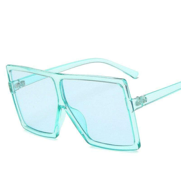 Oversized Square Sunglasses Women  Vintage Siamese Sunglasses Women Luxury Brand Sun Glasses for Men