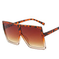 Oversized Square Sunglasses Women  Vintage Siamese Sunglasses Women Luxury Brand Sun Glasses for Men