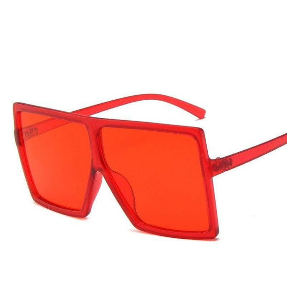 Oversized Square Sunglasses Women  Vintage Siamese Sunglasses Women Luxury Brand Sun Glasses for Men