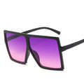 Oversized Square Sunglasses Women  Vintage Siamese Sunglasses Women Luxury Brand Sun Glasses for Men