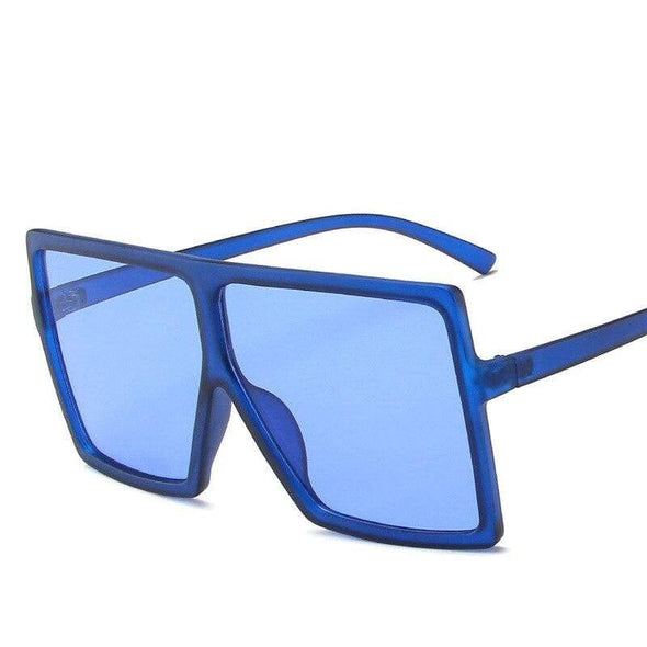 Oversized Square Sunglasses Women  Vintage Siamese Sunglasses Women Luxury Brand Sun Glasses for Men