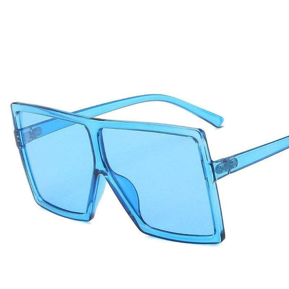 Oversized Square Sunglasses Women  Vintage Siamese Sunglasses Women Luxury Brand Sun Glasses for Men