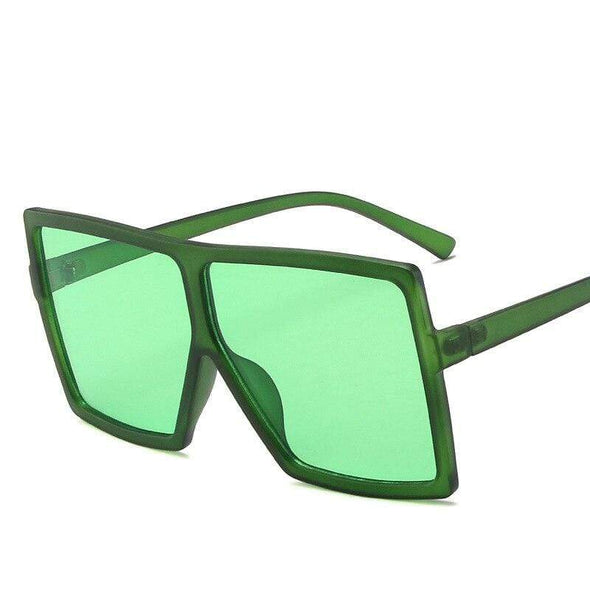 Oversized Square Sunglasses Women  Vintage Siamese Sunglasses Women Luxury Brand Sun Glasses for Men